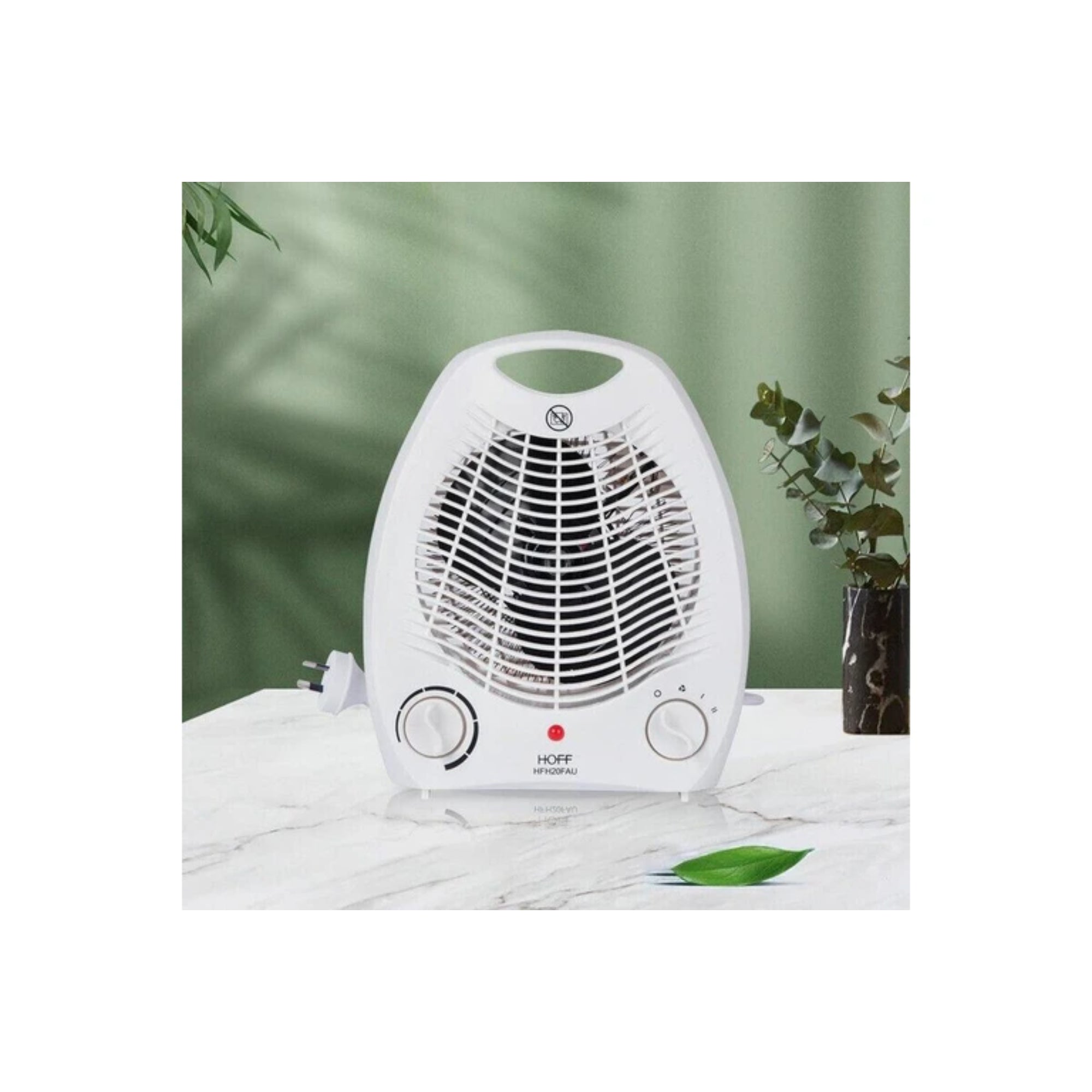 Hoff 2000W Upright Fan Heater Pack of 2