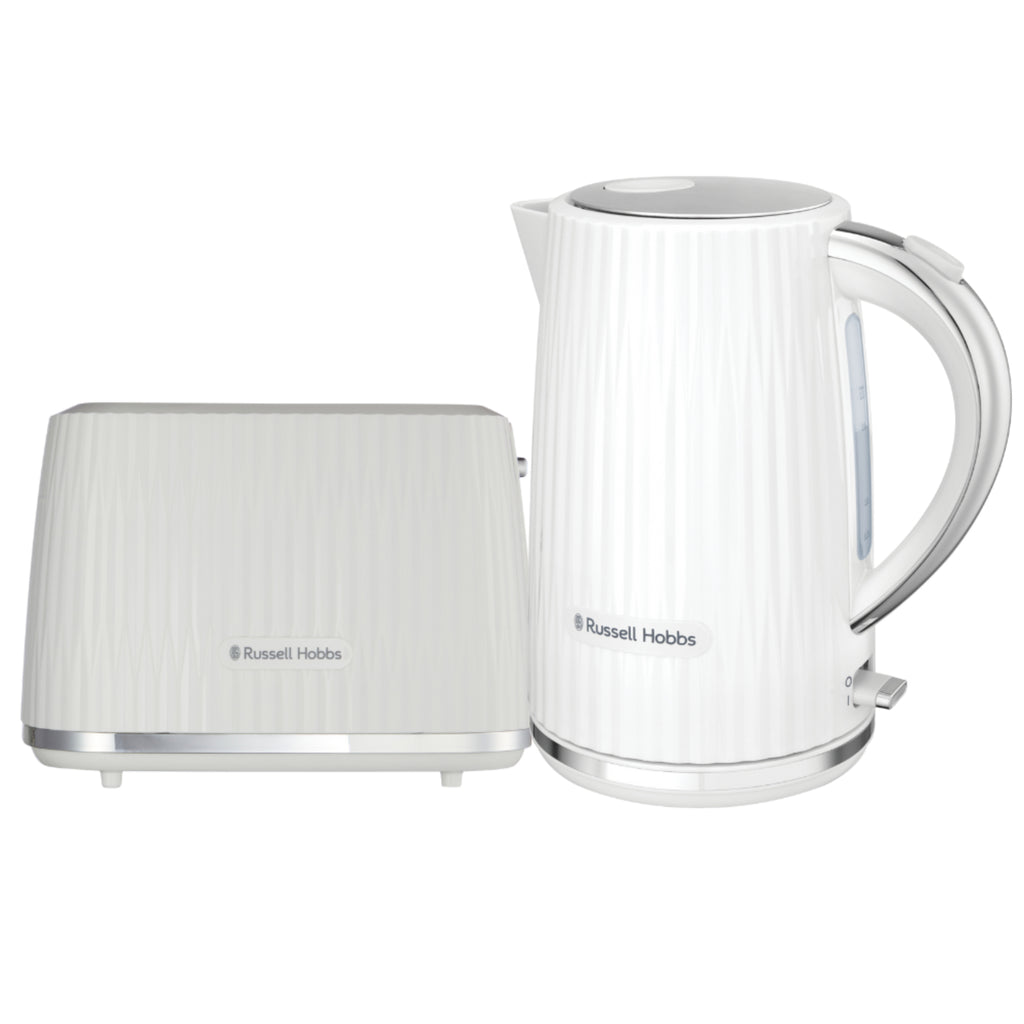 Russell Hobbs Eden 1.7L Kettle & 2 Slice Toaster - White