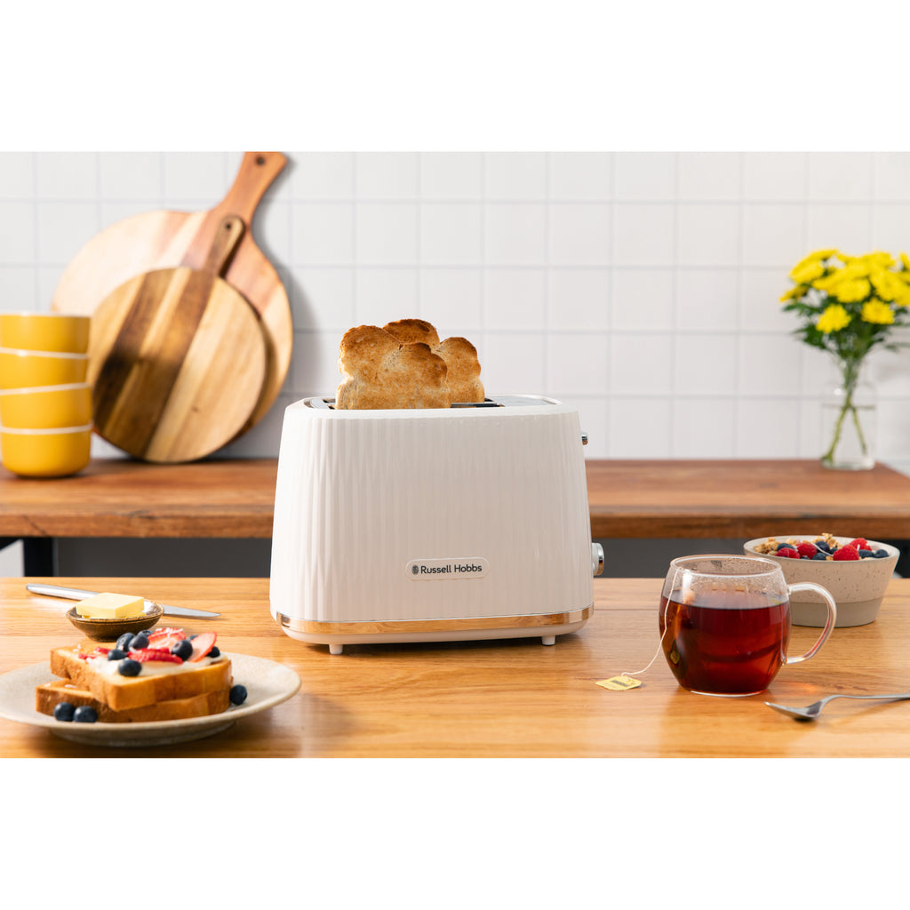 Russell Hobbs Eden 1.7L Kettle & 2 Slice Toaster - White