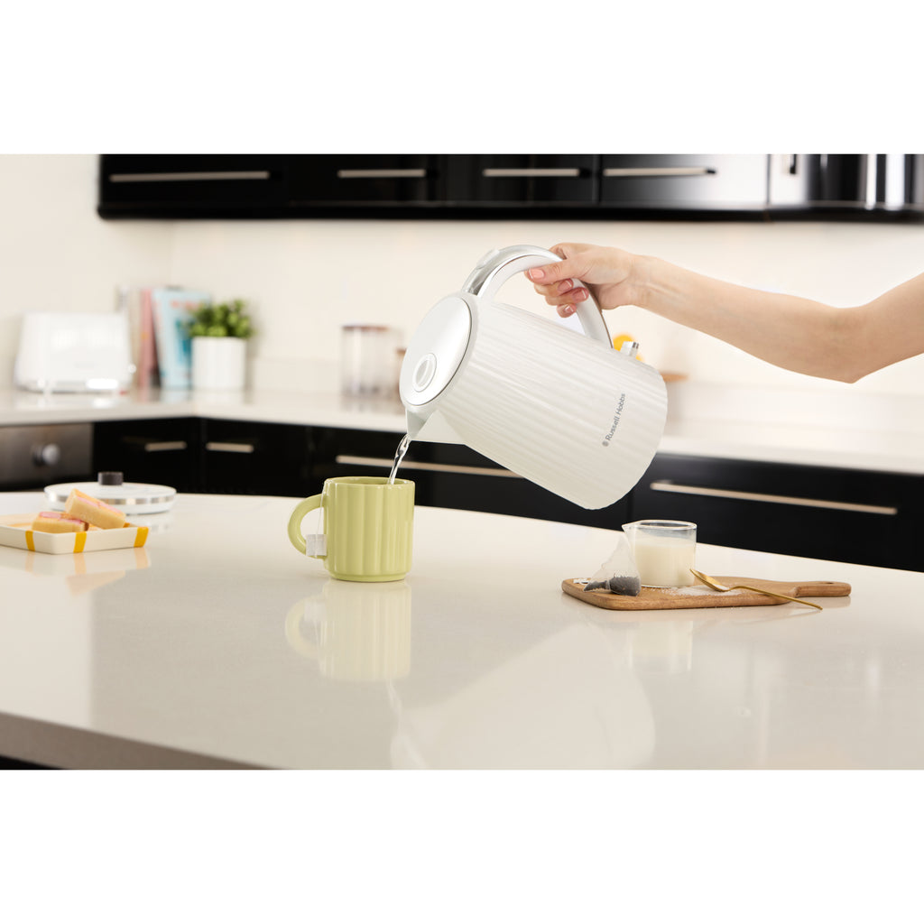 Russell Hobbs Eden 1.7L Kettle & 2 Slice Toaster - White