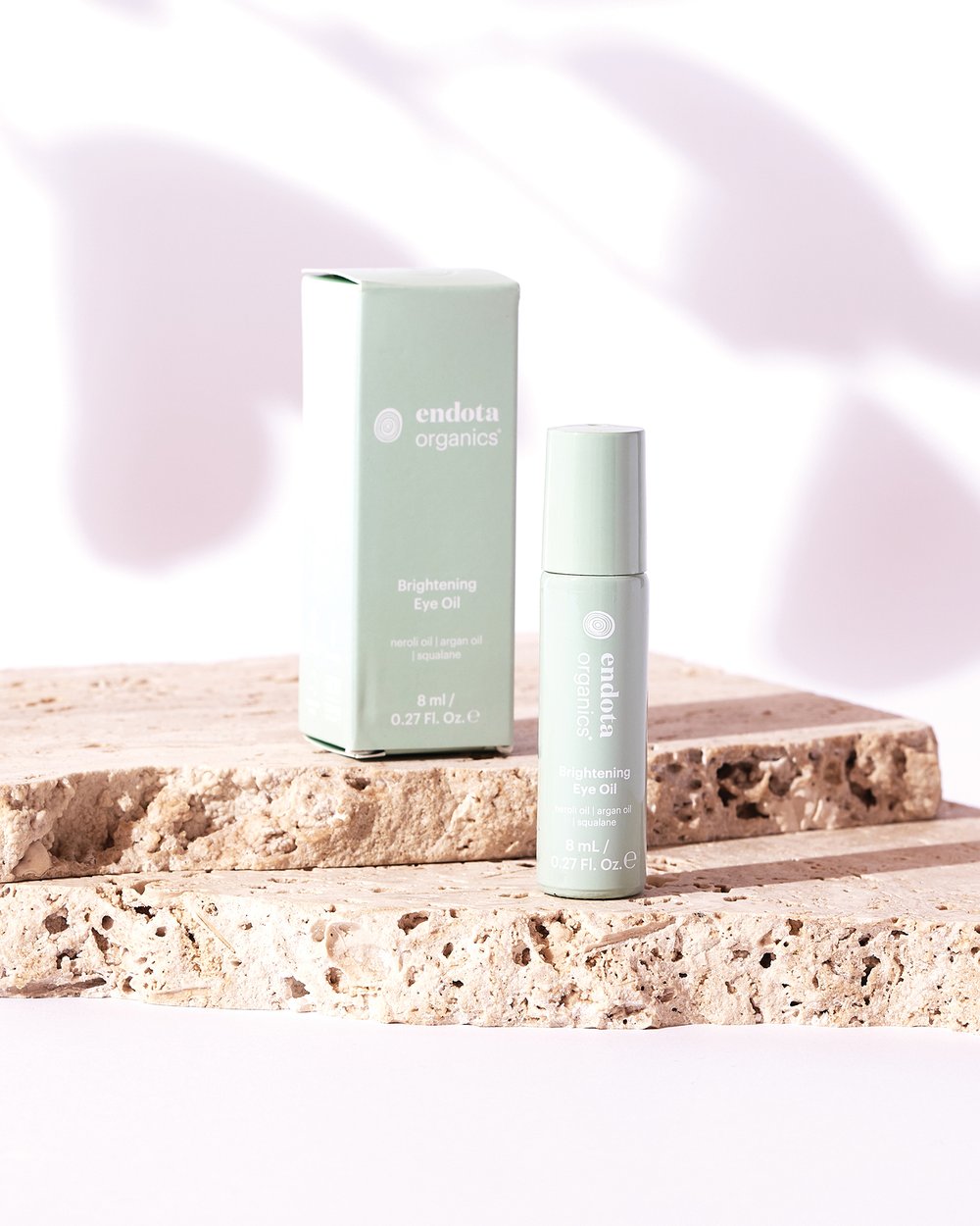 Endota Organics Brighten and Hydrate Eye Oil and Lip Balm Pack
