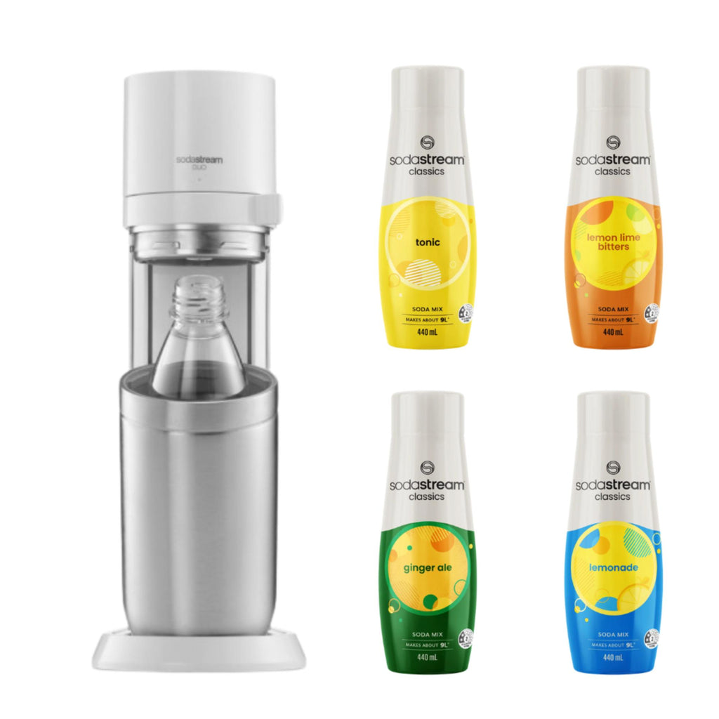 SodaStream DUO with Flavours - White