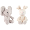 GUND Elephant & Bunny Peek-A-Boo Plush Pack
