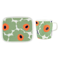 Marimekko Oiva/Unikko Mug & Plate Set - Sage