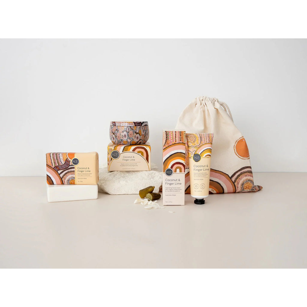 Koh Living Coconut & Finger Lime Body Gift Set - Multi