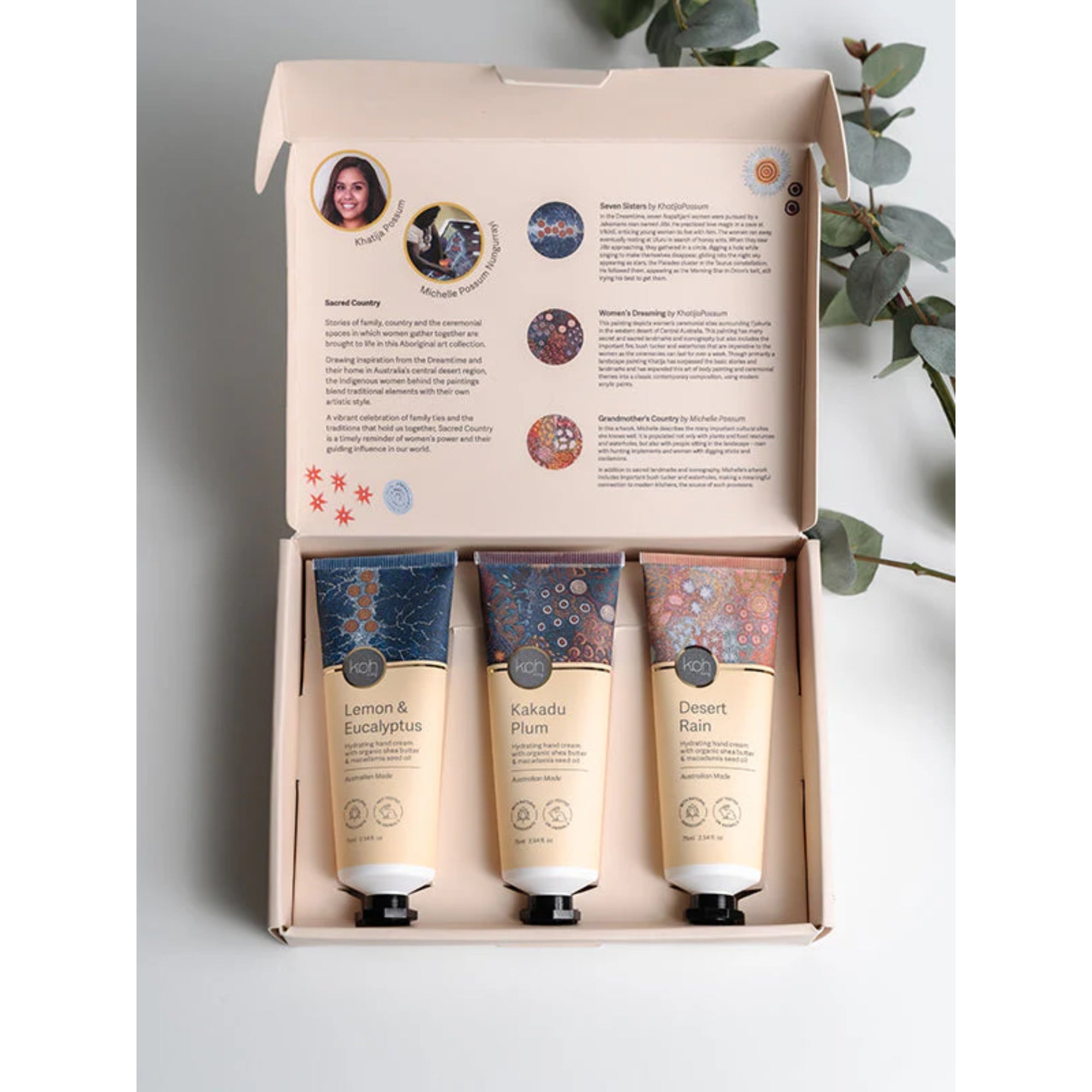 Koh Living Sacred Country Hand Cream Set - Multi