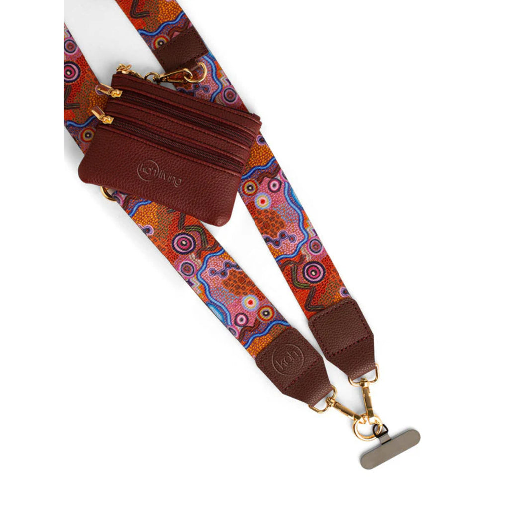 Koh Living Our Country Mobile Phone Lanyard Strap - Multi