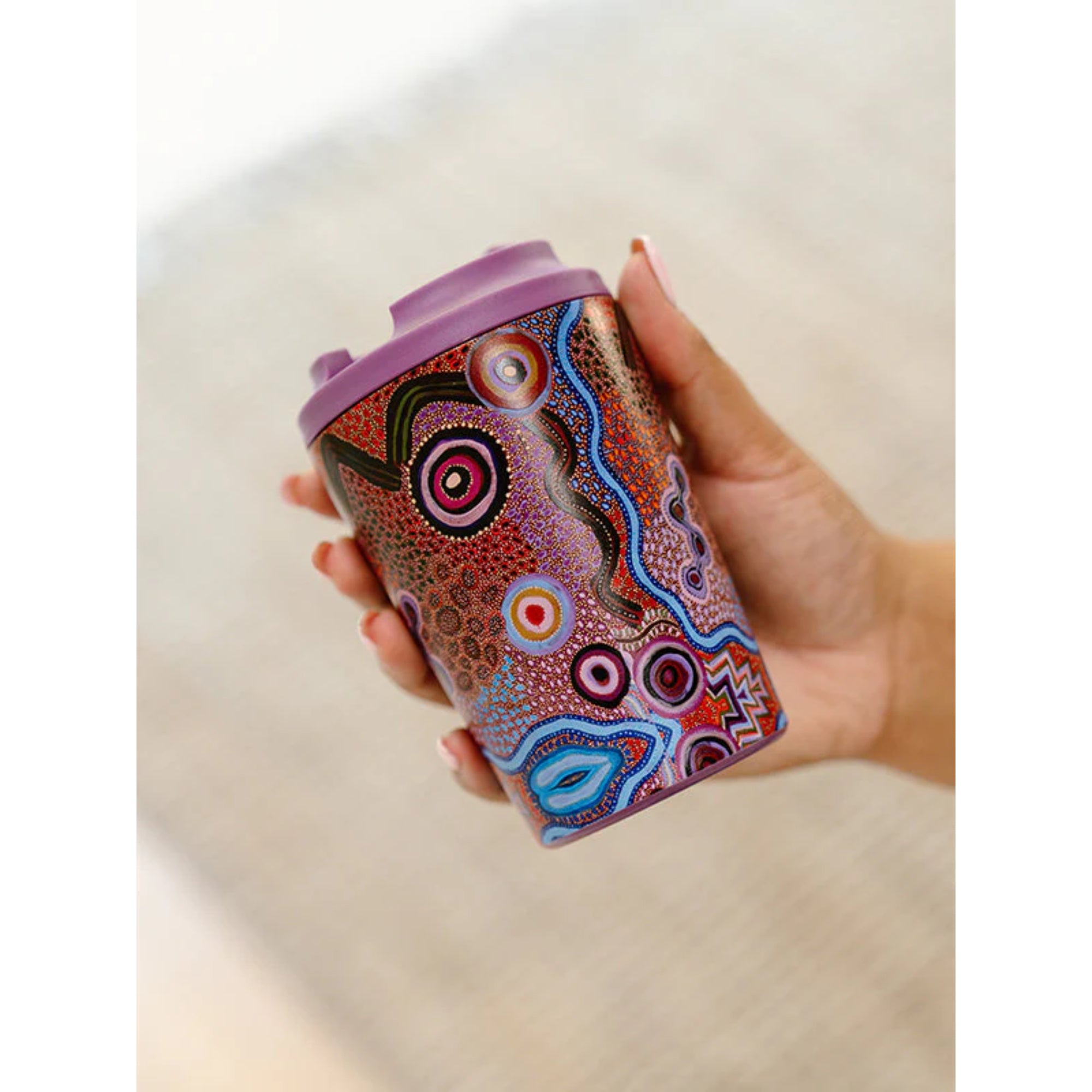 Koh Living Our Country 340ml Travel Mug - Multi