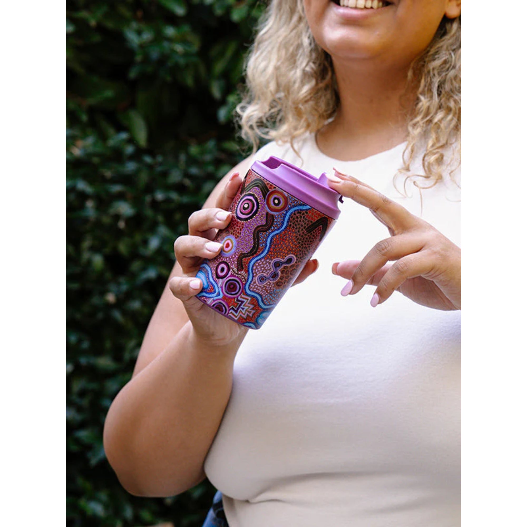 Koh Living Our Country 340ml Travel Mug - Multi