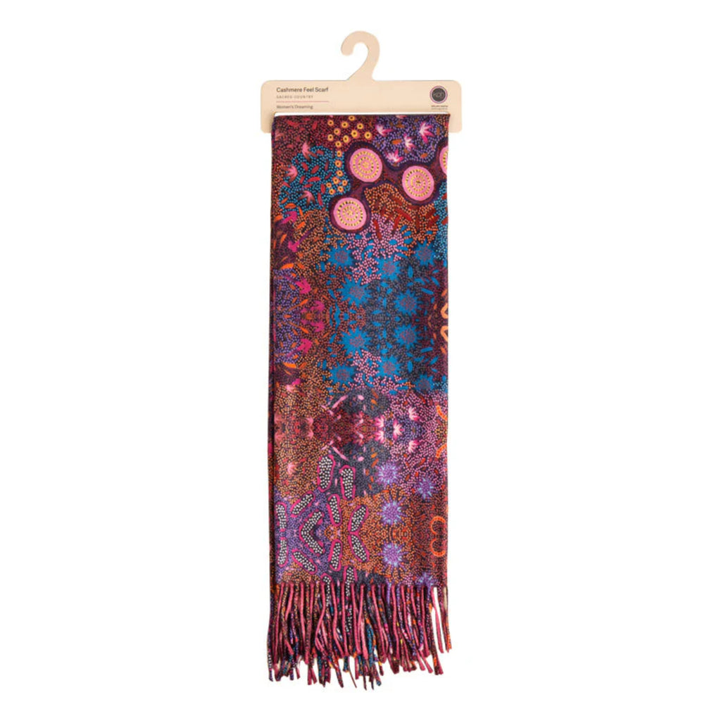 Koh Living Sacred Country Women's Dreaming Scarf - Red
