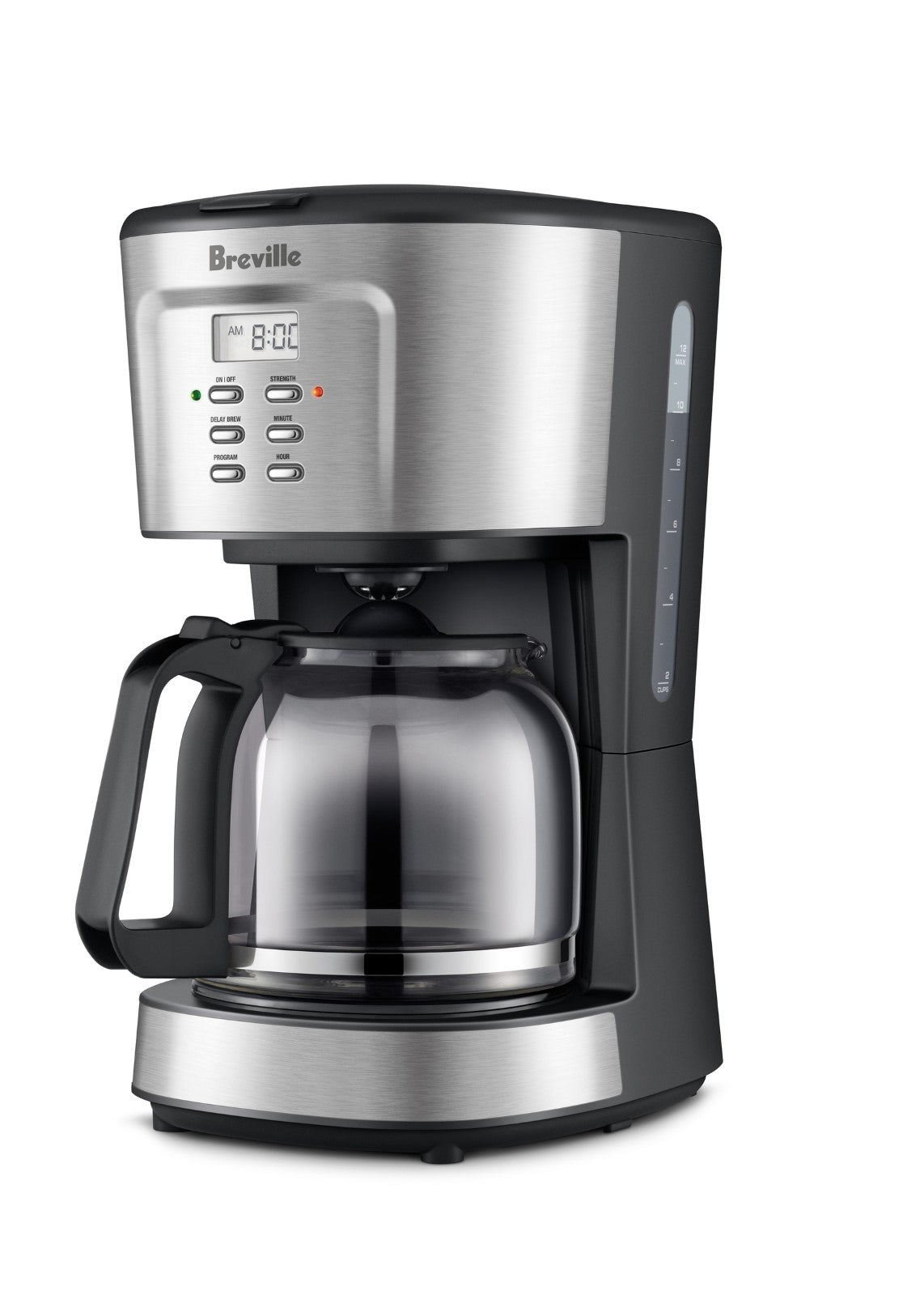 Breville Aroma Style Electronic Drip Coffee Maker-Silver