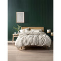 Linen House Nimes Natural Quilt Cover Set - Queen