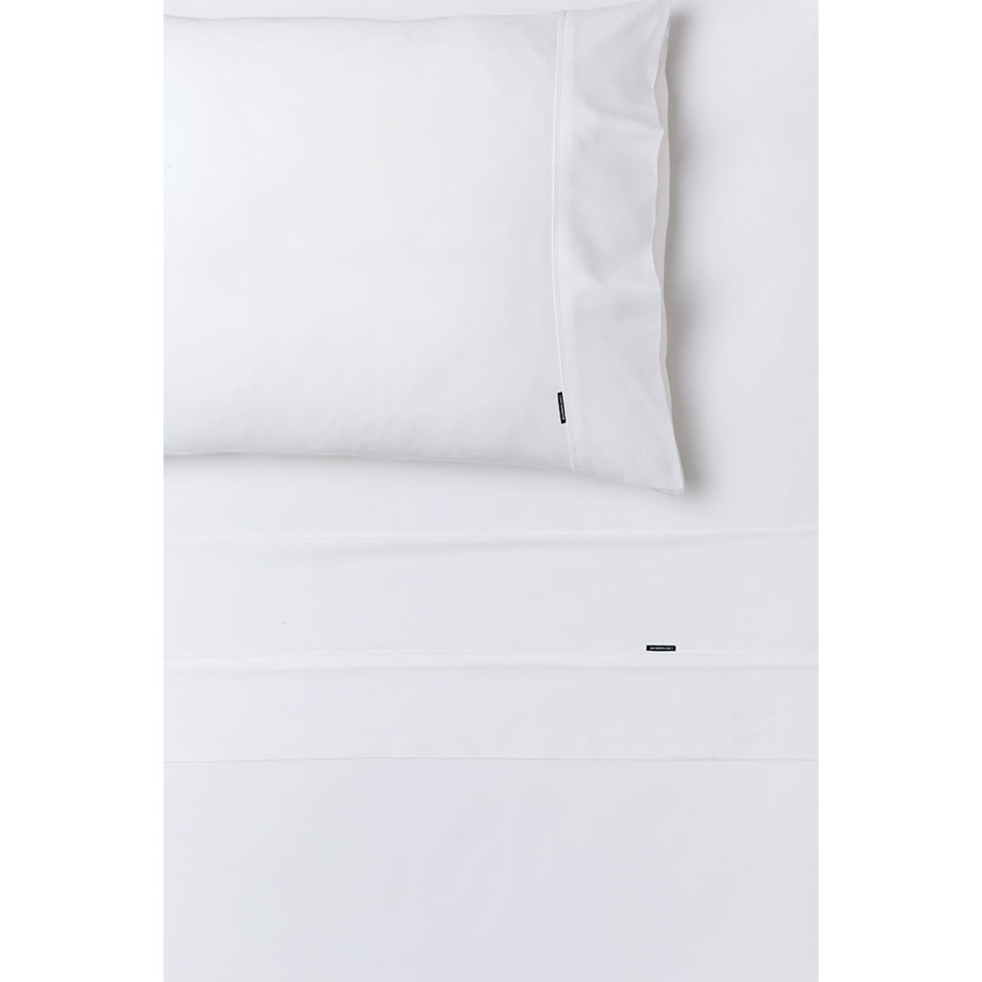 Linen House Nara Bamboo Cotton 400TC White Bed Sheet Set - King
