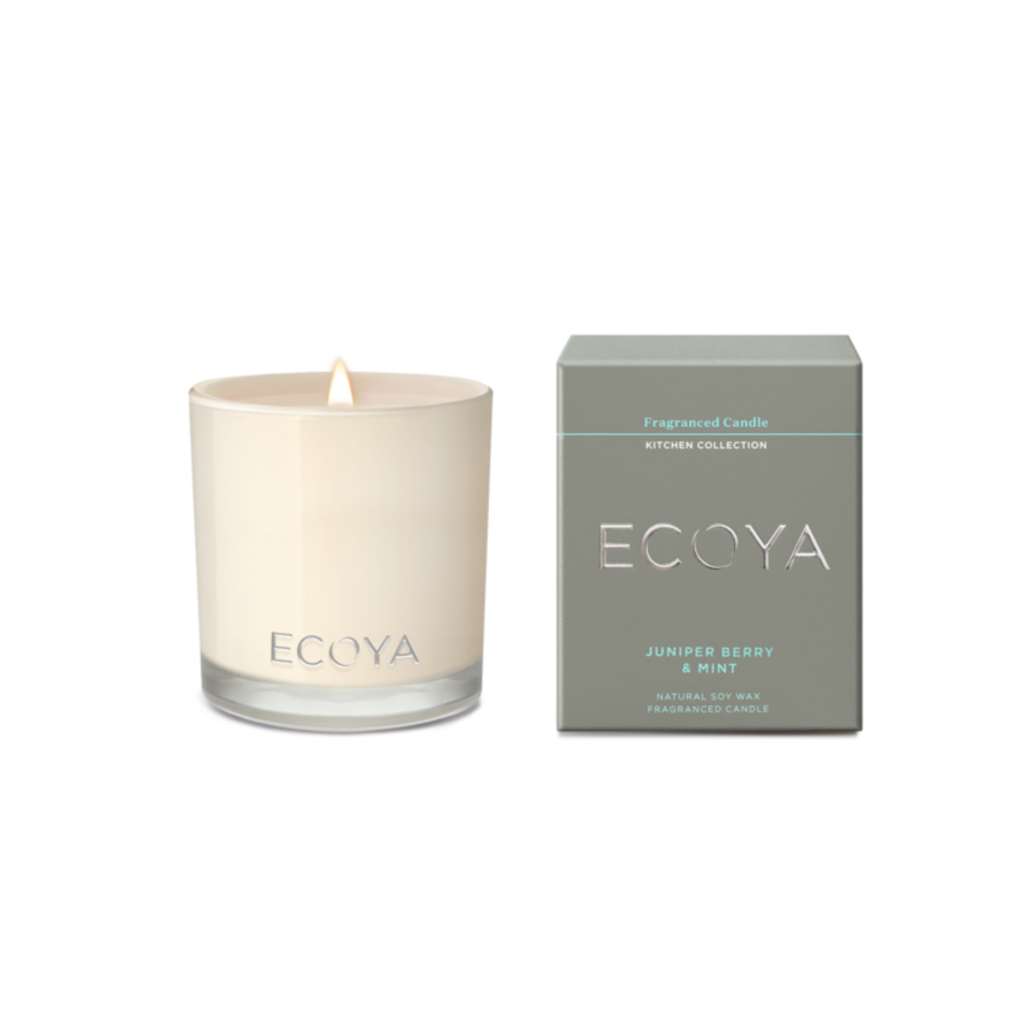 Ecoya Juniper Berry & Mint 160g Maisy Jar Candle