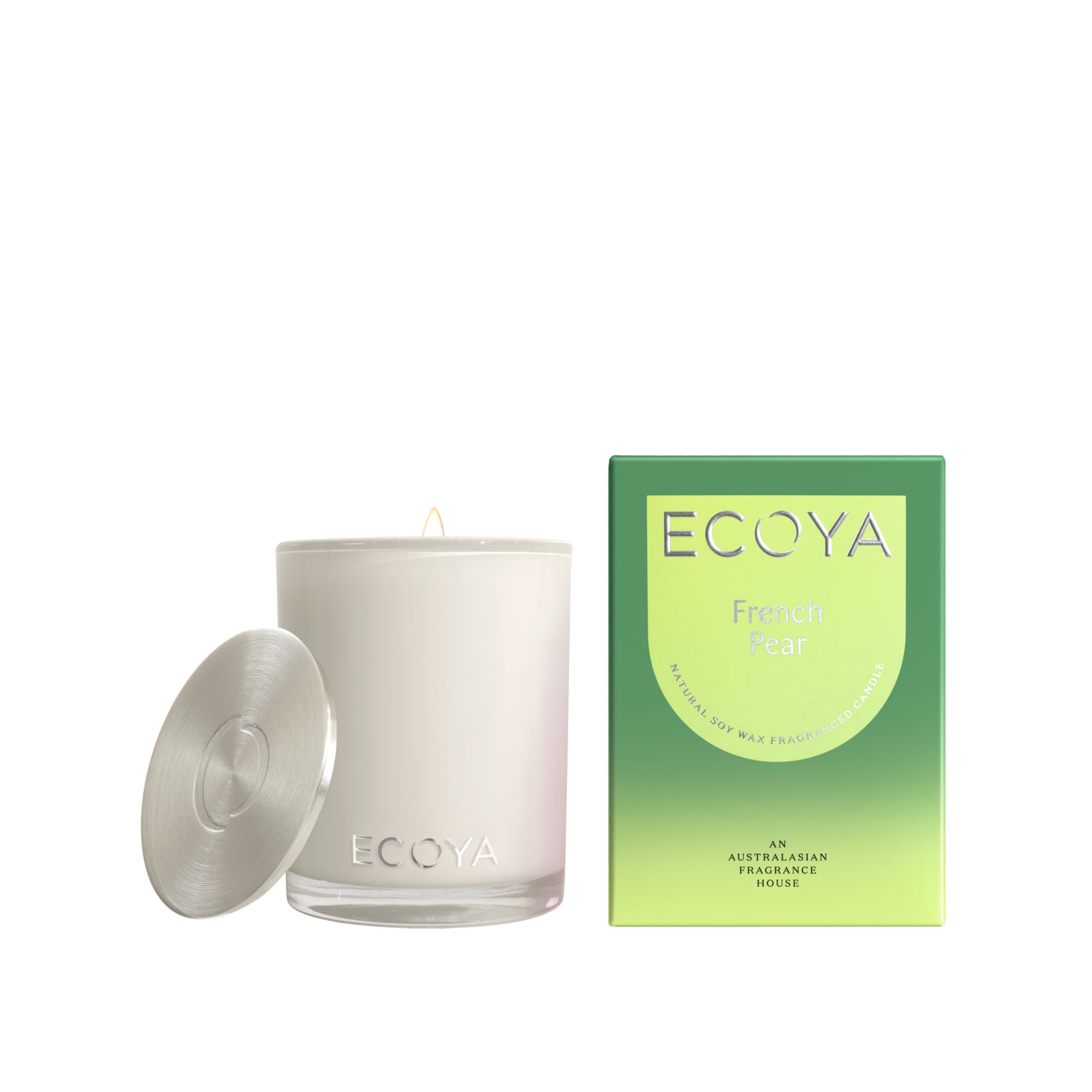 Ecoya French Pear Madison Candle and Diffuser Set