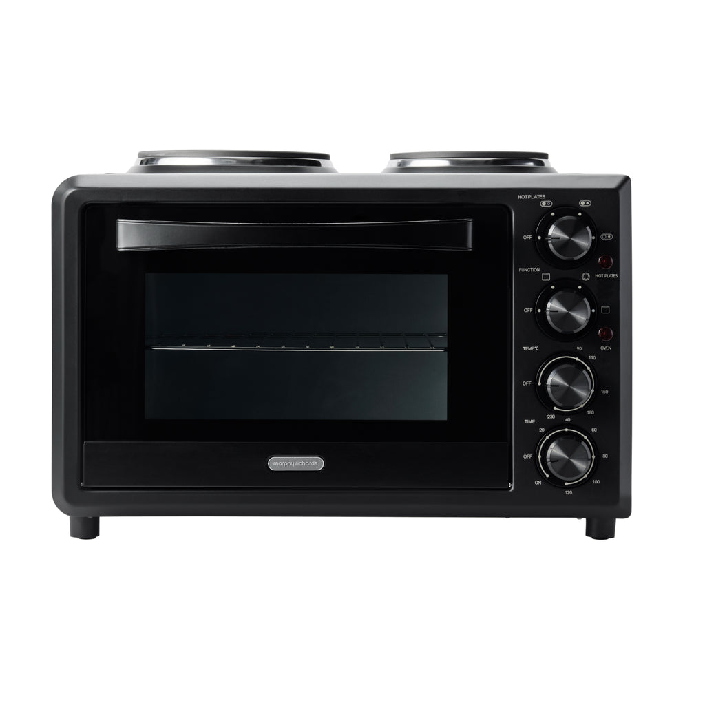 Morphy Richards 32L Benchtop Convection Oven with Hot Plates - Black