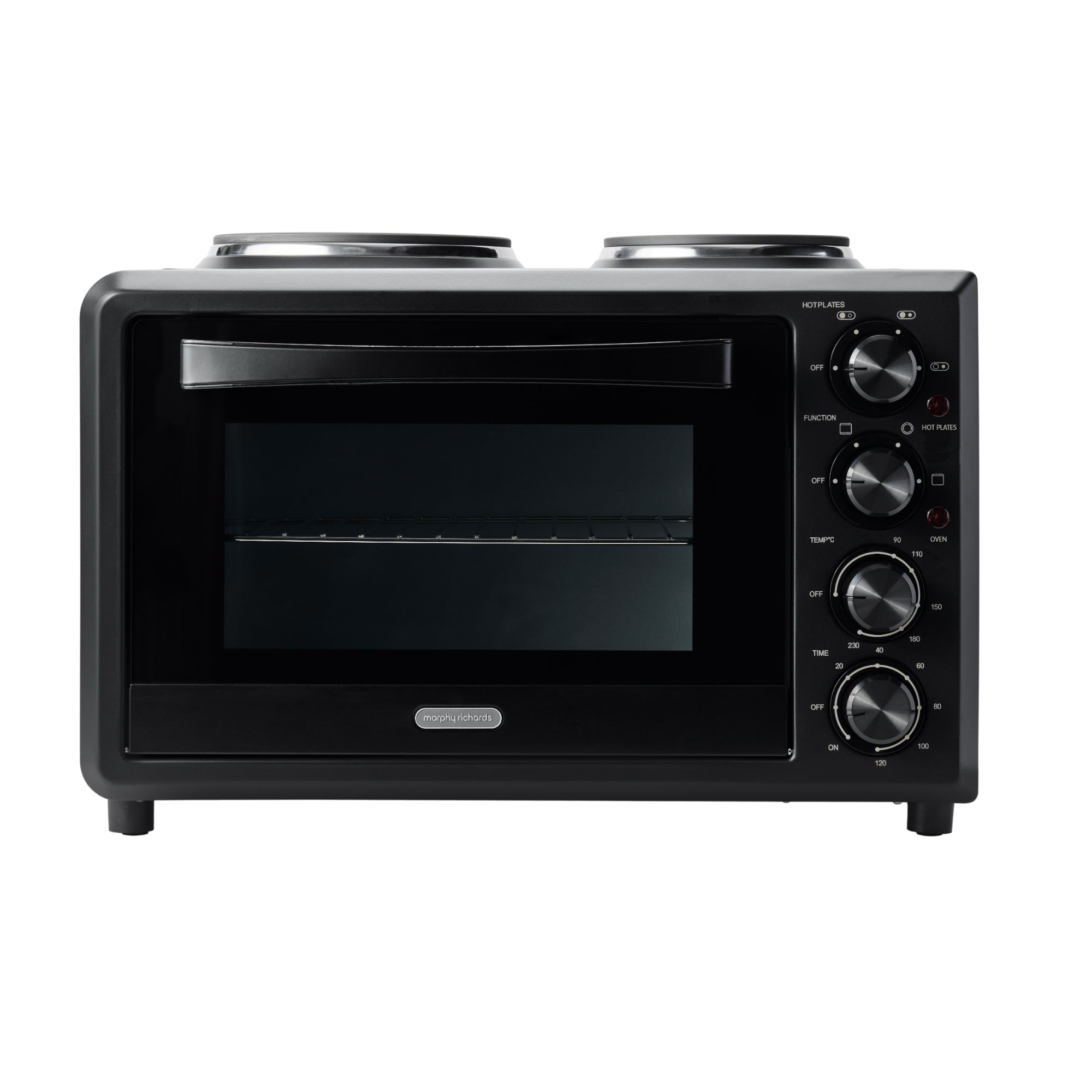 Morphy Richards 32L Benchtop Convection Oven with Hot Plates - Black