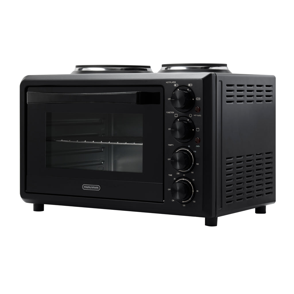 Morphy Richards 32L Benchtop Convection Oven with Hot Plates - Black