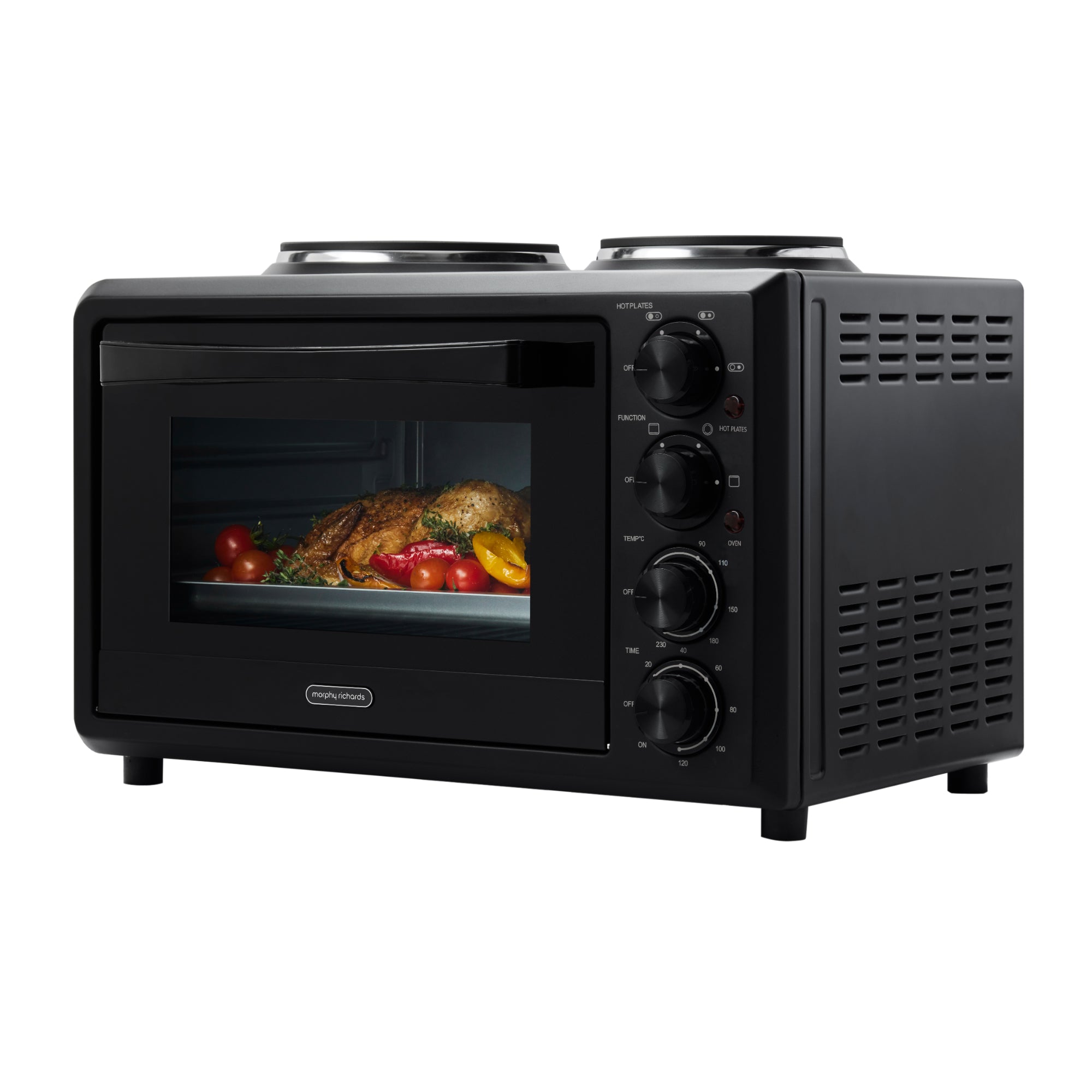Morphy Richards 32L Benchtop Convection Oven with Hot Plates - Black