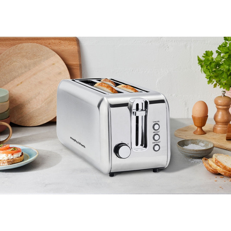 Morphy Richards Equip 4 Slice Toaster - Stainless Steel
