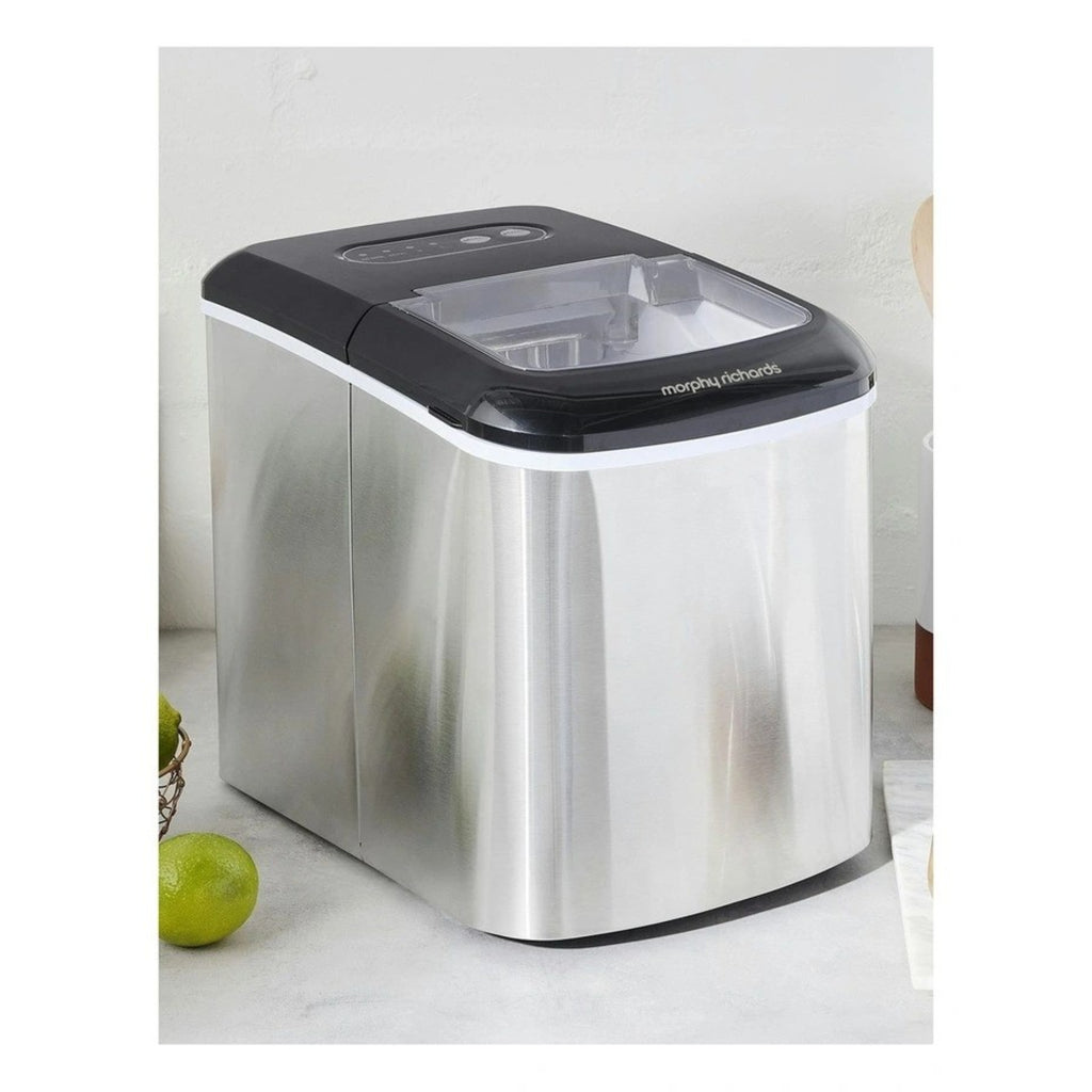 Morphy Richards 15kg Ice Maker - Stainless Steel