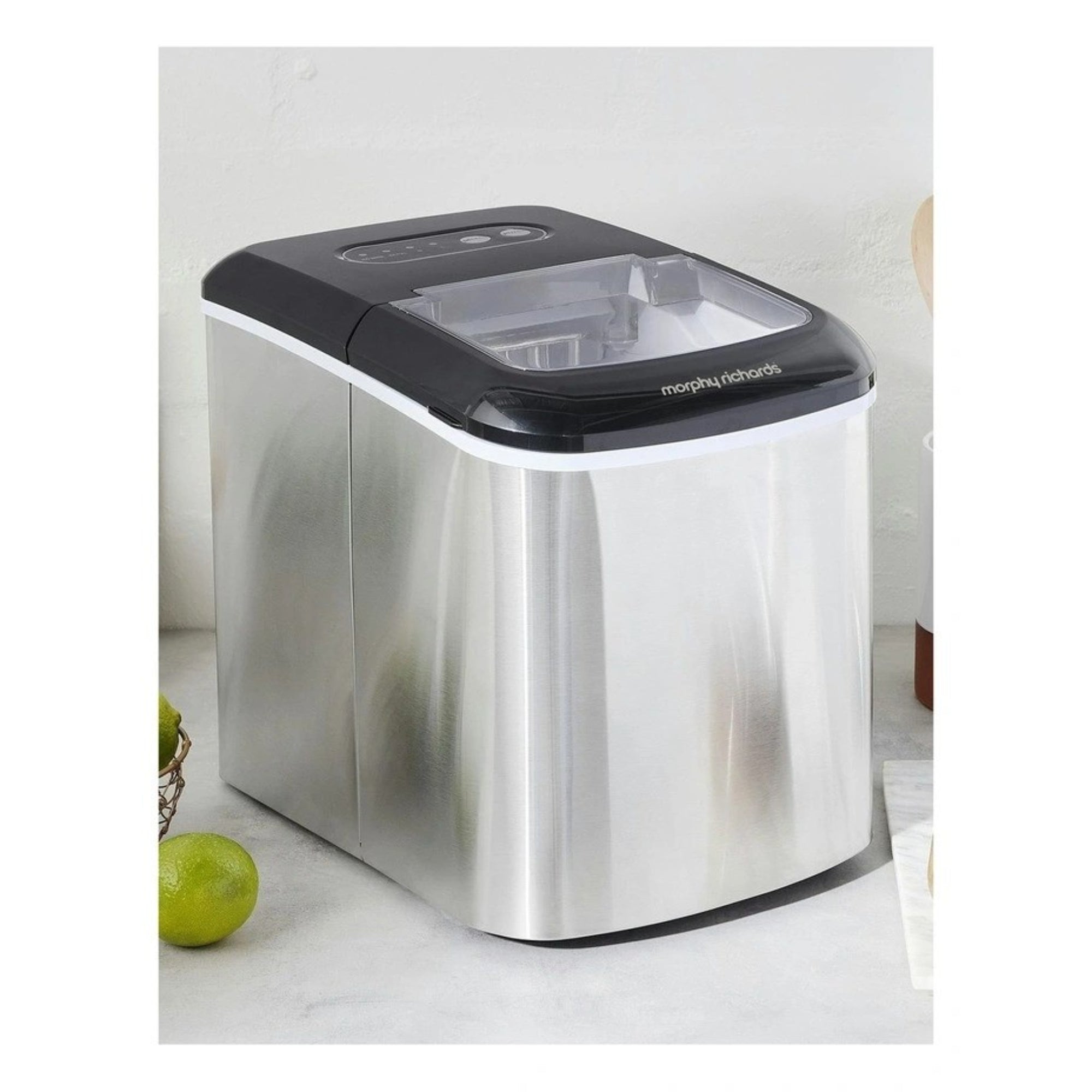 Morphy Richards 15kg Ice Maker - Stainless Steel