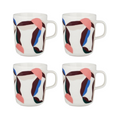Marimekko Oiva / Berry Mug 4-piece Set - Berry