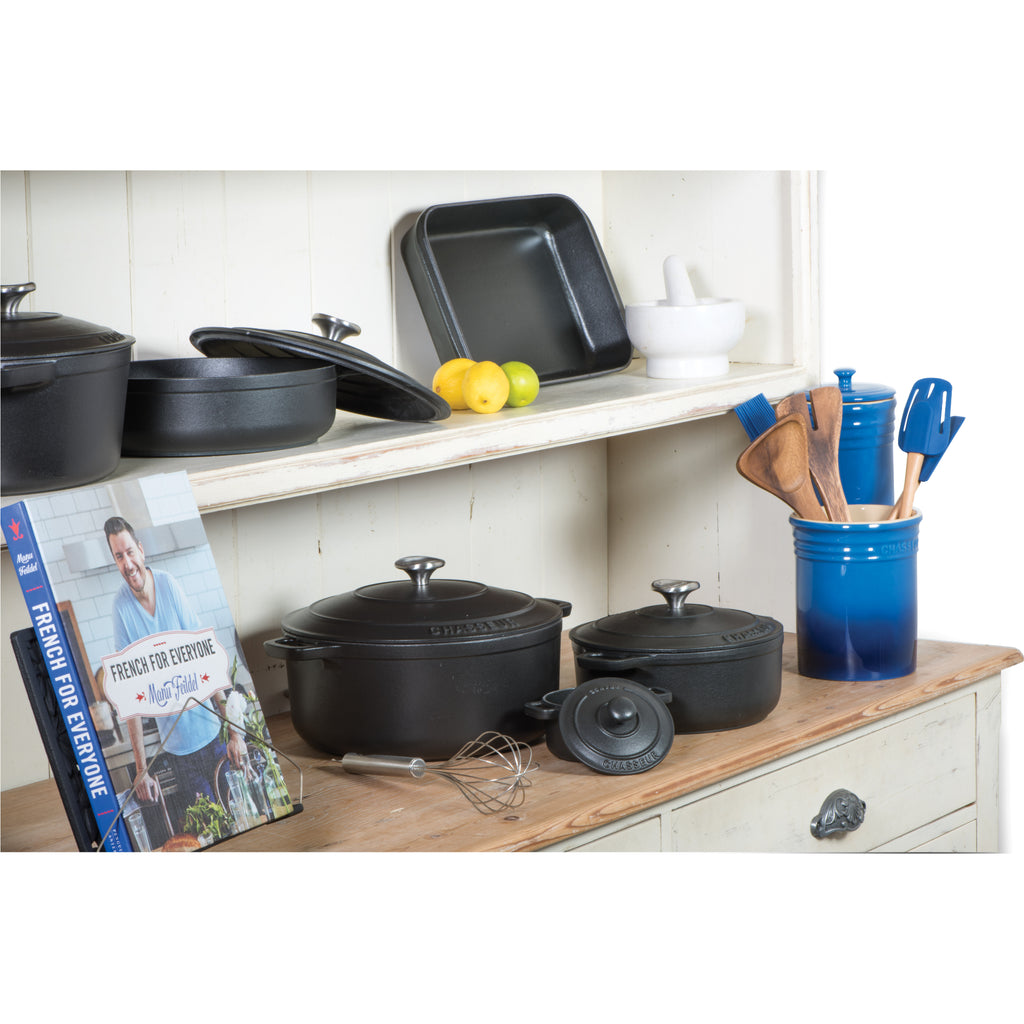 Chasseur 26cm Round French Oven - Matte Black