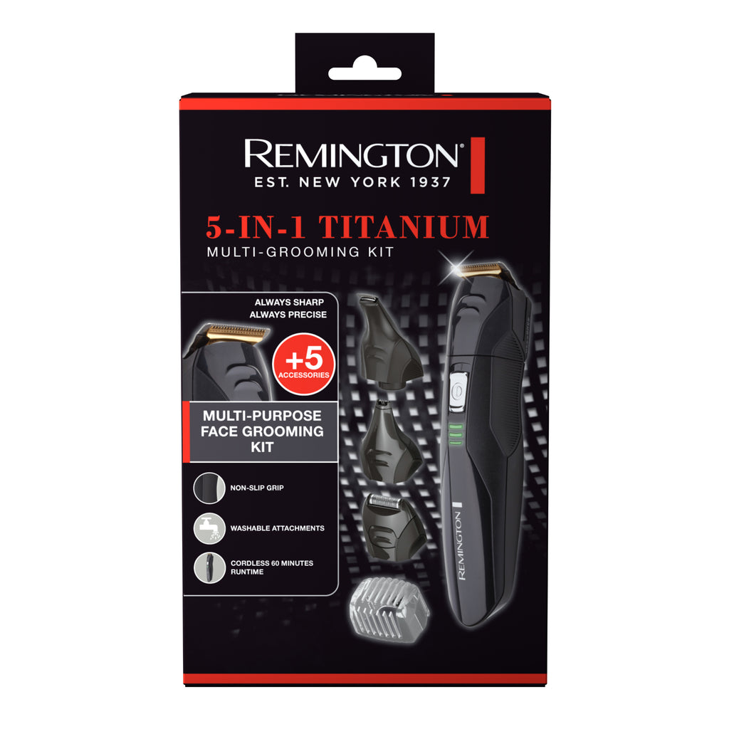 Remington PG6024AU 5-in-1 Titanium Multi-Grooming Kit