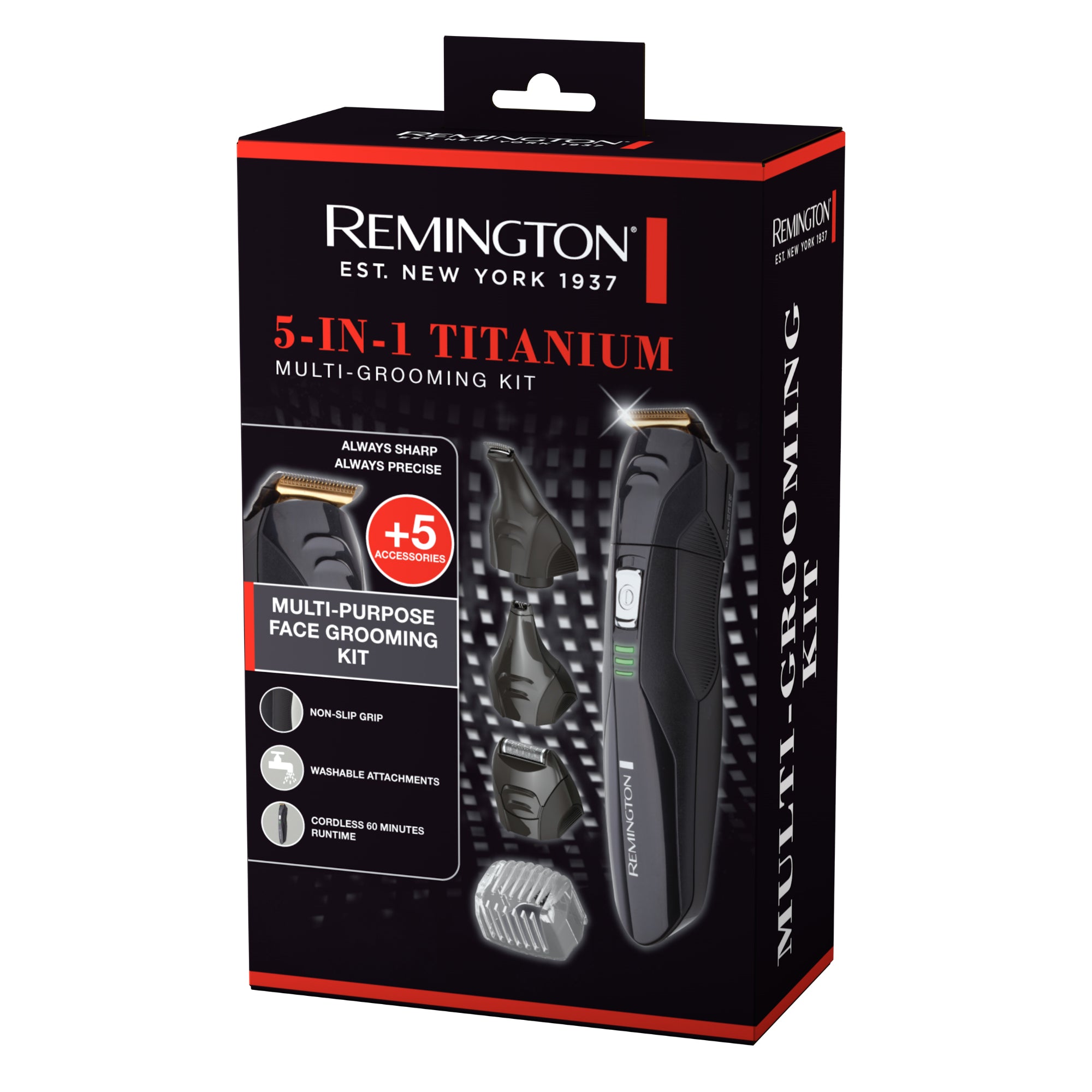 Remington PG6024AU 5-in-1 Titanium Multi-Grooming Kit