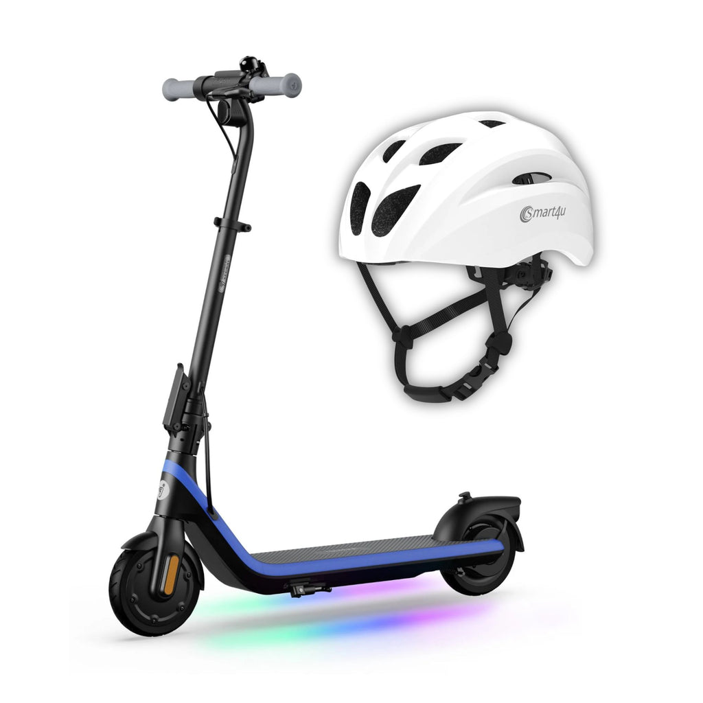 Segway NineBot Electric KickScooter C2 Pro & Smart Urban Helmet - Grey
