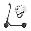 Segway Ninebot Electric KickScooter E2 & Smart Urban Helmet - Black