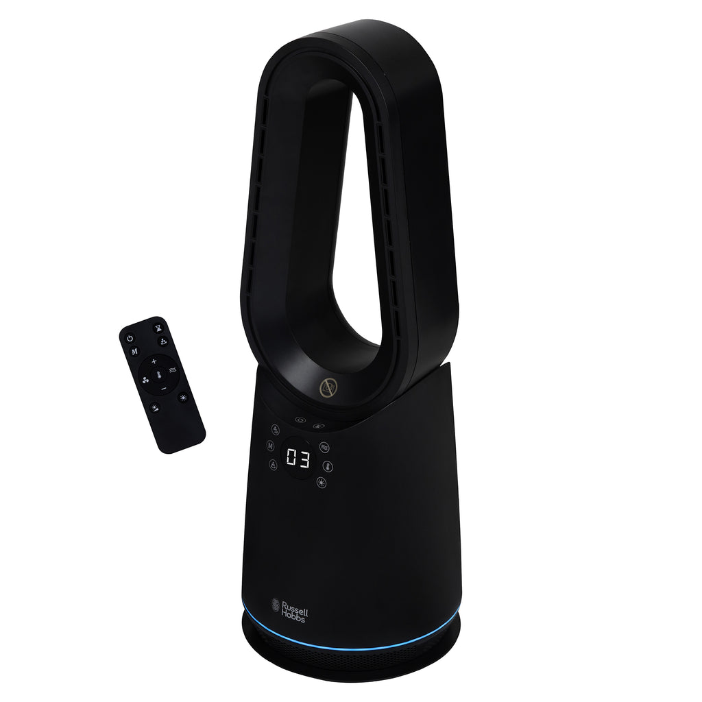 Russell Hobbs Bladeless Fan & Heater - Black