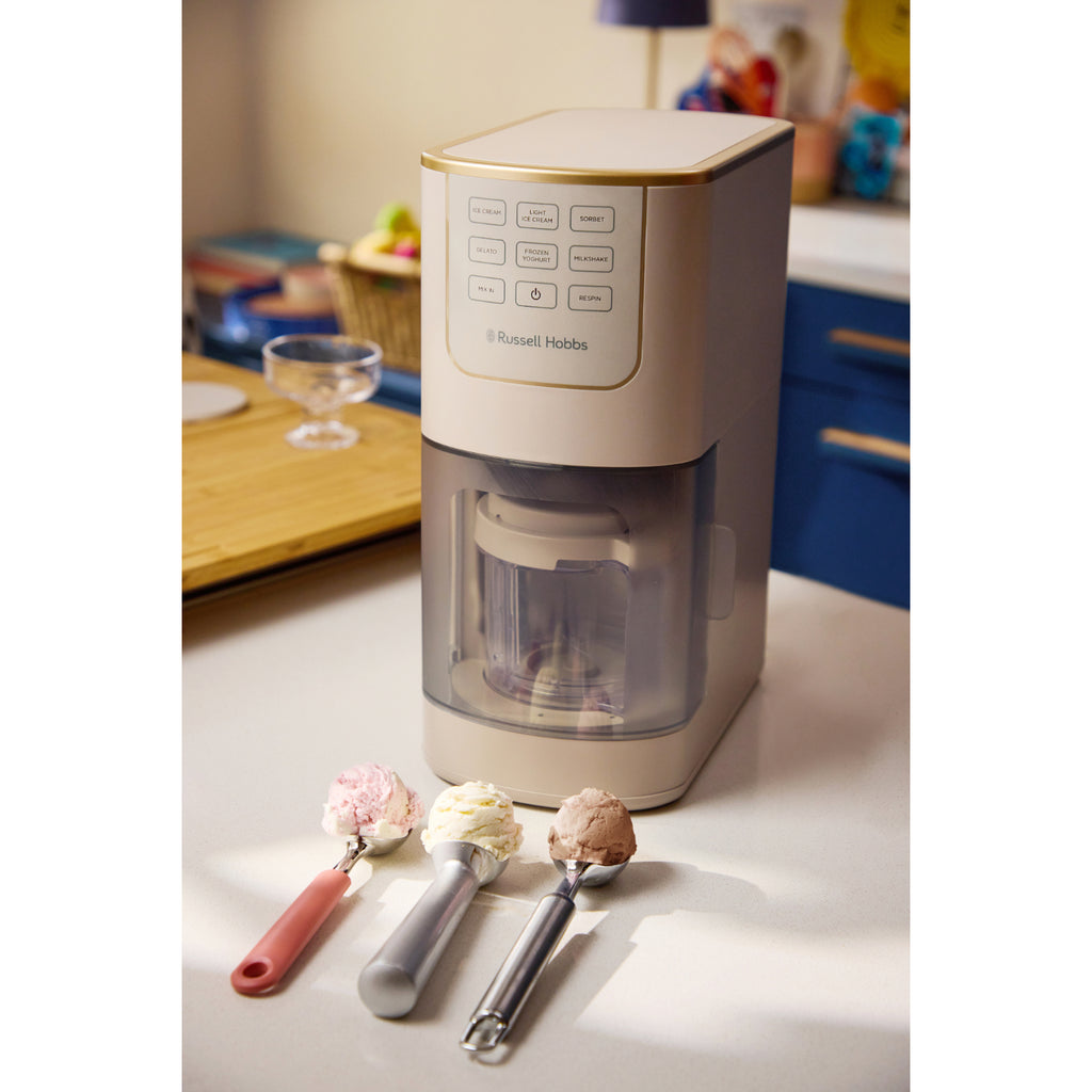Russell Hobbs Chilluxe Ice Cream Maker - Stone