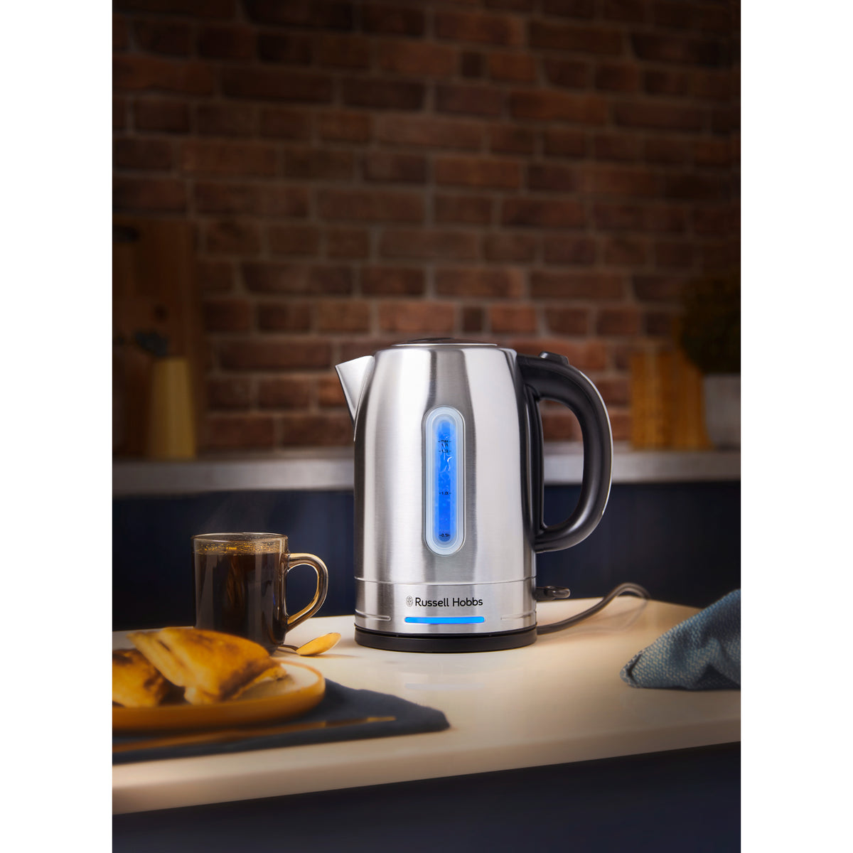 Russell Hobbs Quiet 1.7L Kettle - Silver