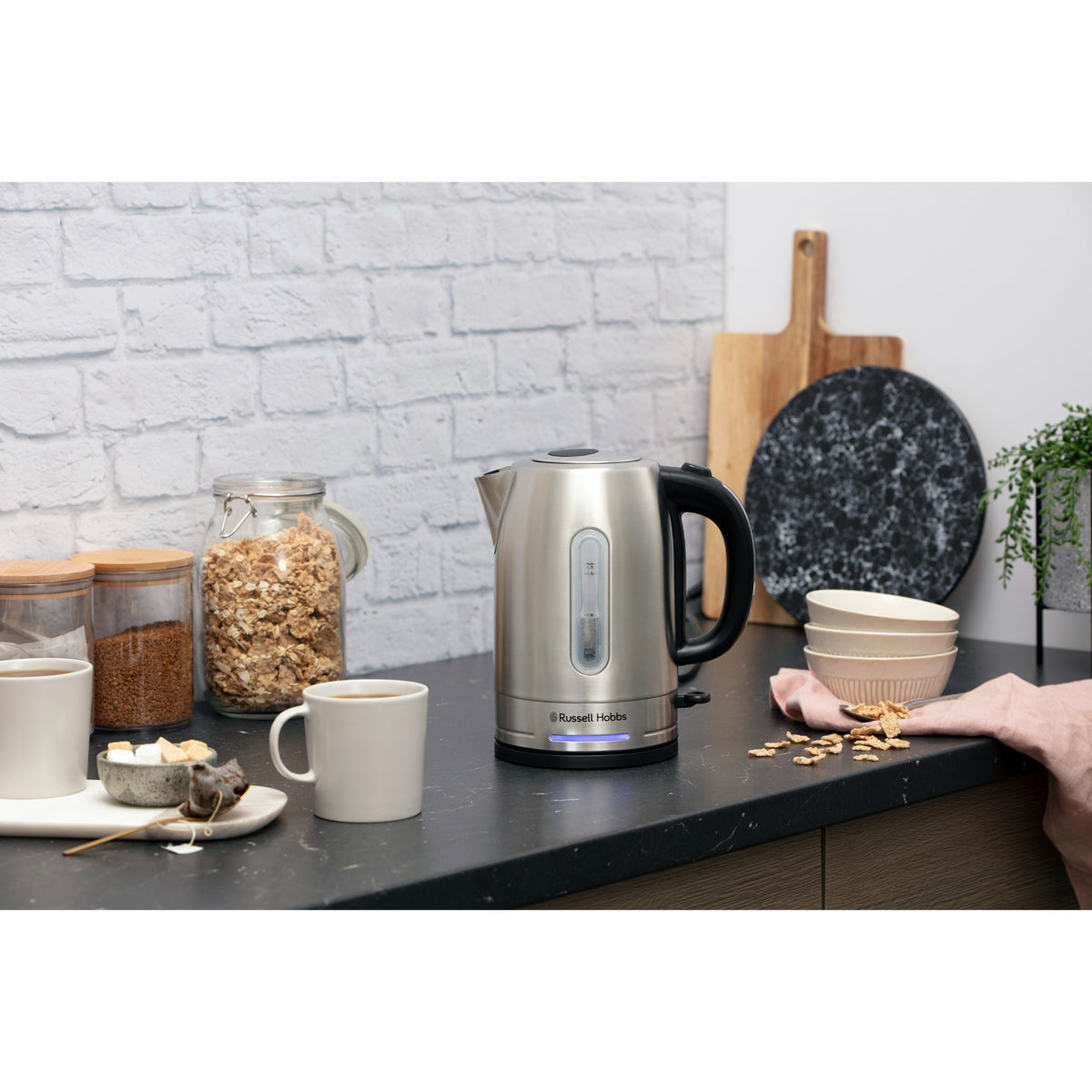 Russell Hobbs Quiet 1.7L Kettle - Silver