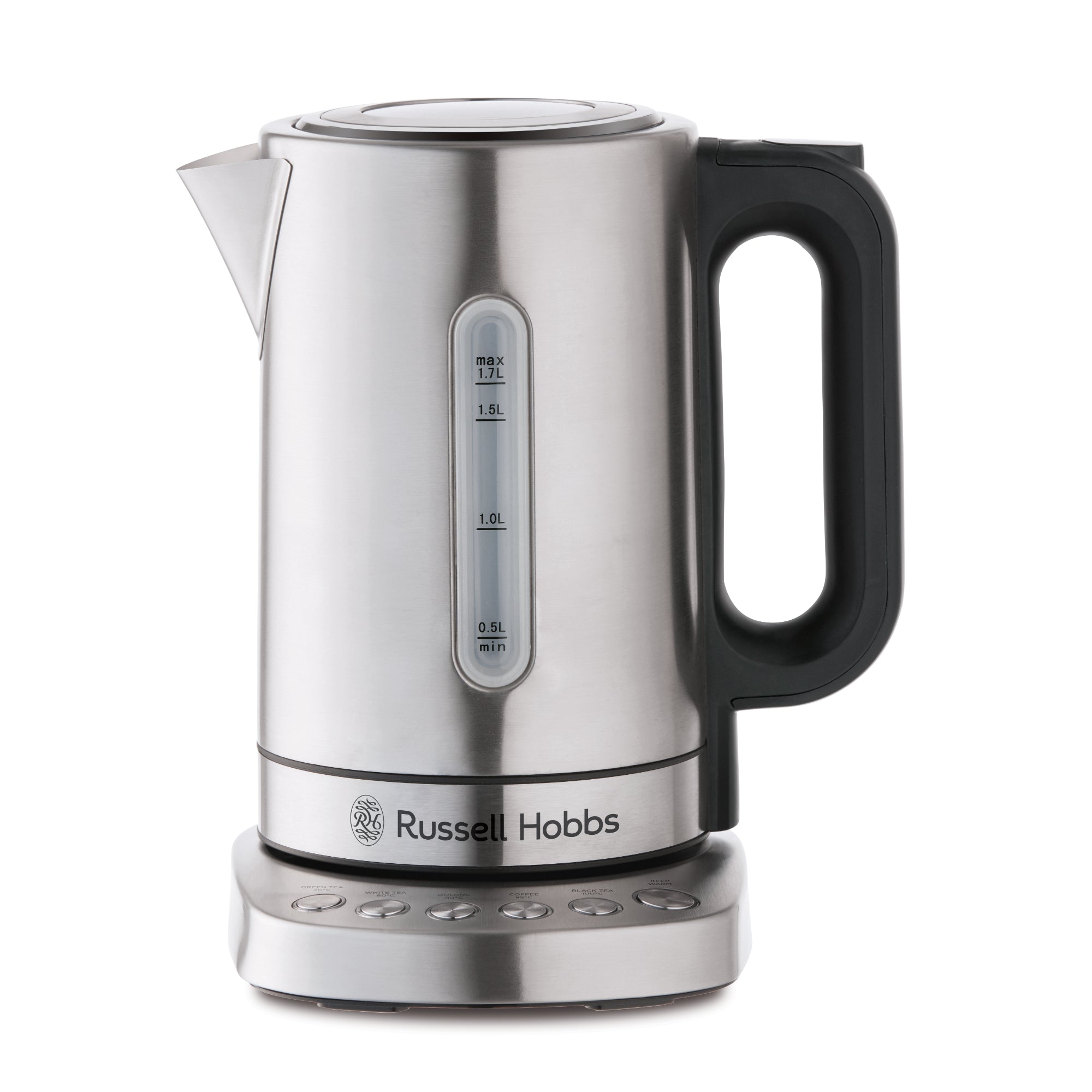 Russell Hobbs Addison Digital 1.7L Kettle - Brushed Stainless Steel