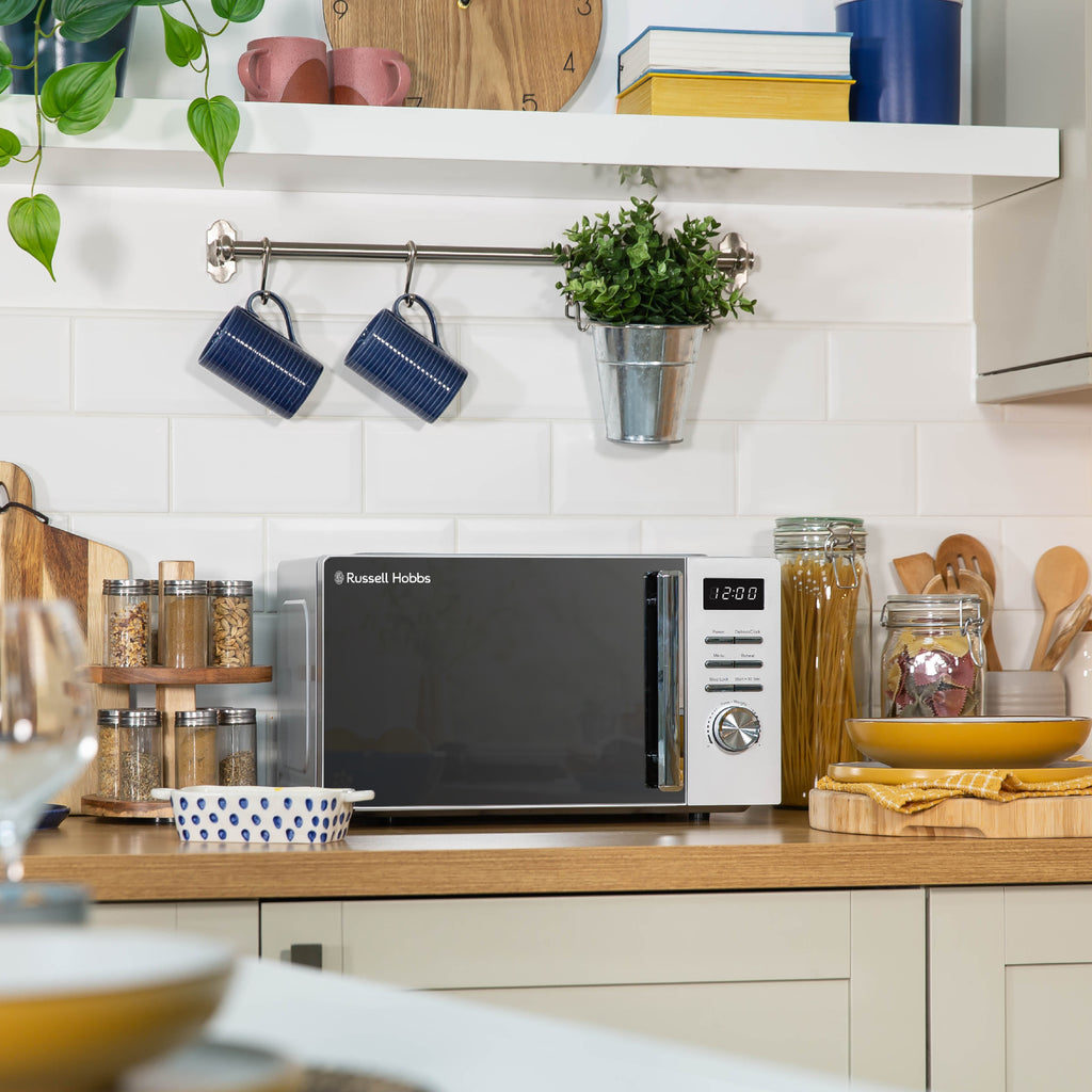 Russell Hobbs 20L Compact Microwave - Silver