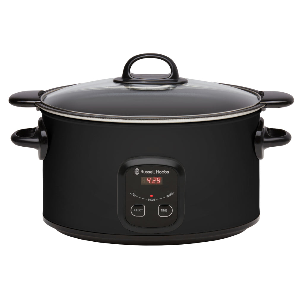 Russell Hobbs 6L Family Searing Slow Cooker 3 Heat Settings RHSC650BLK