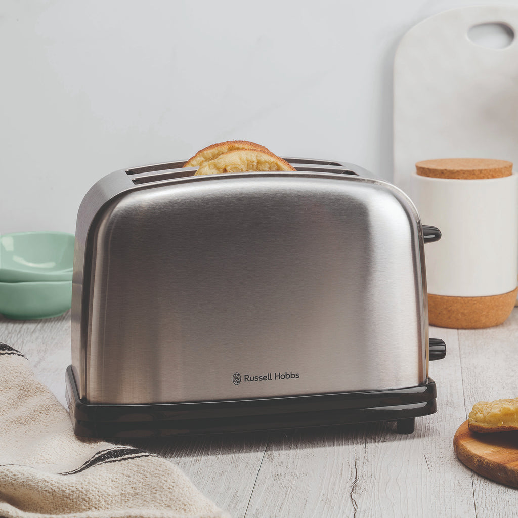 Russell Hobbs Classic 2 Slice Toaster - Brushed Stainless Steel