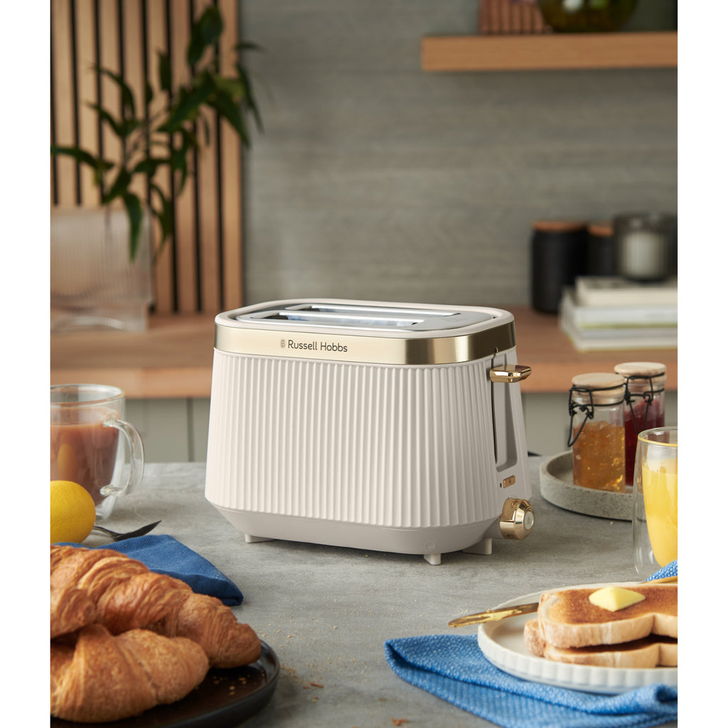 Russell Hobbs Bronte 2 Slice Toaster - Stone