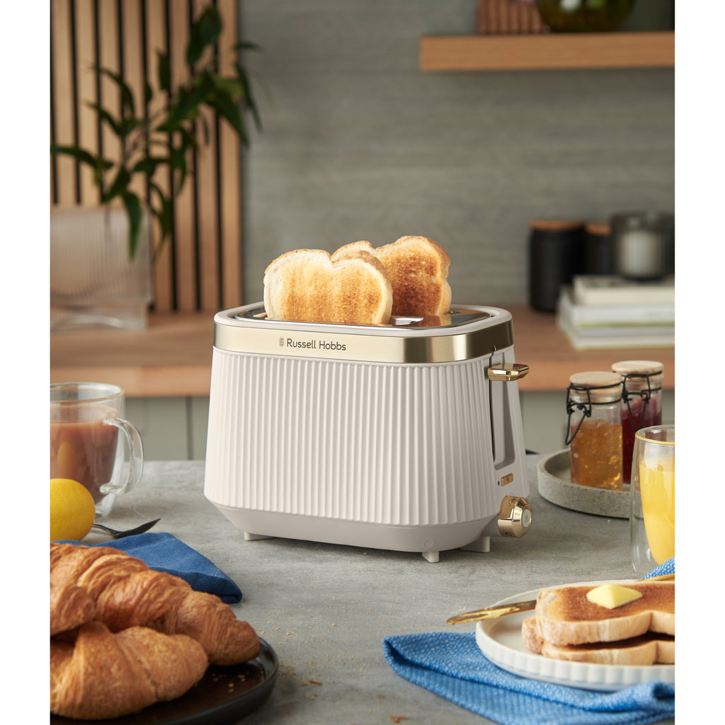 Russell Hobbs Bronte 2 Slice Toaster - Stone