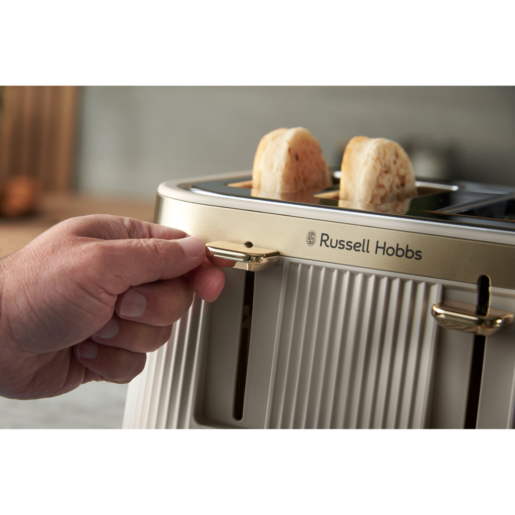 Russell Hobbs Bronte 4 Slice Toaster - Stone