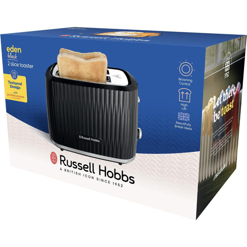 Russell Hobbs Eden 2 Slice Toaster - Black