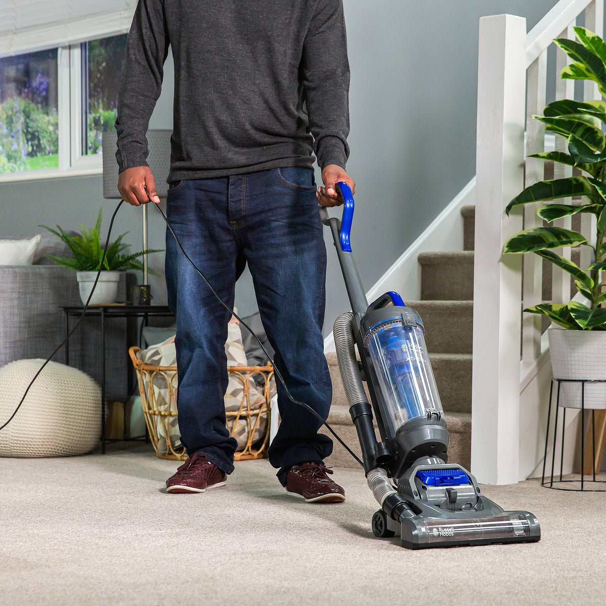 Russell Hobbs Athena2 Upright Vacuum - Blue