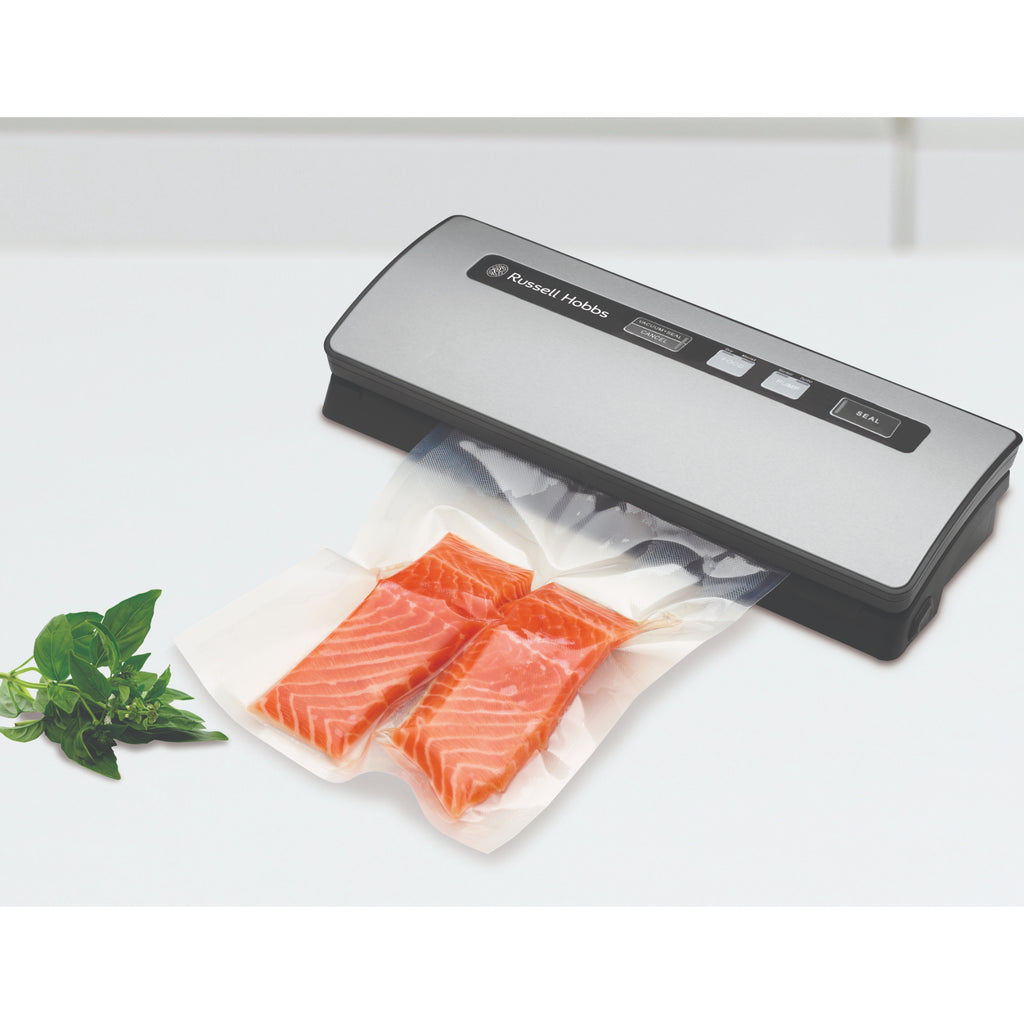 Russell Hobbs RHVS1+ RHVS6R Vacuum Sealer w/ Bonus Seal Fresh Rolls