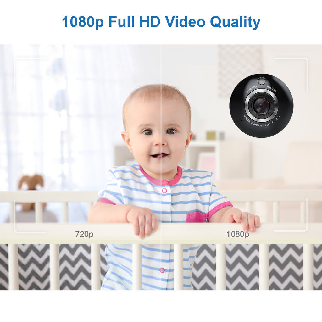 VTech Baby 7" Pan & Tilt Smart High-Definition Video Monitor - White