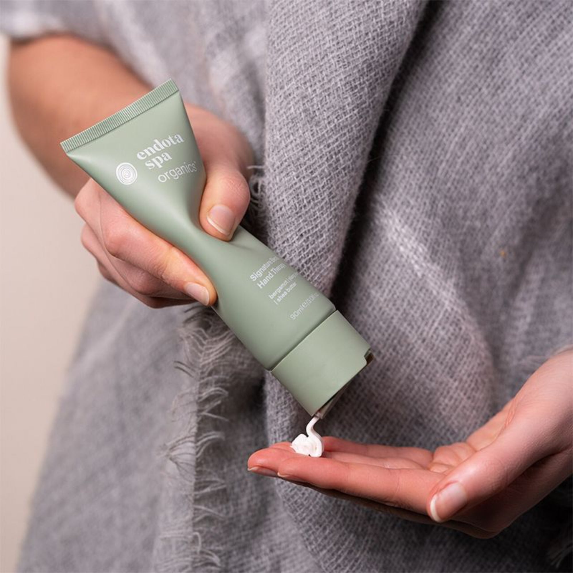 Endota Signature Blend Hand Cream and Organics Lip Balm