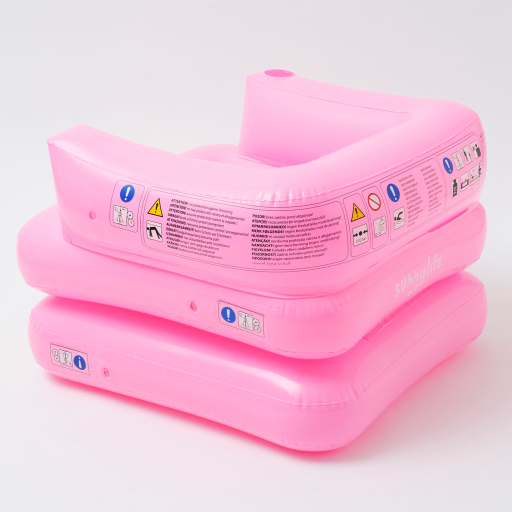 Sunnylife Inflatable Lilo Chair - Neon Pink