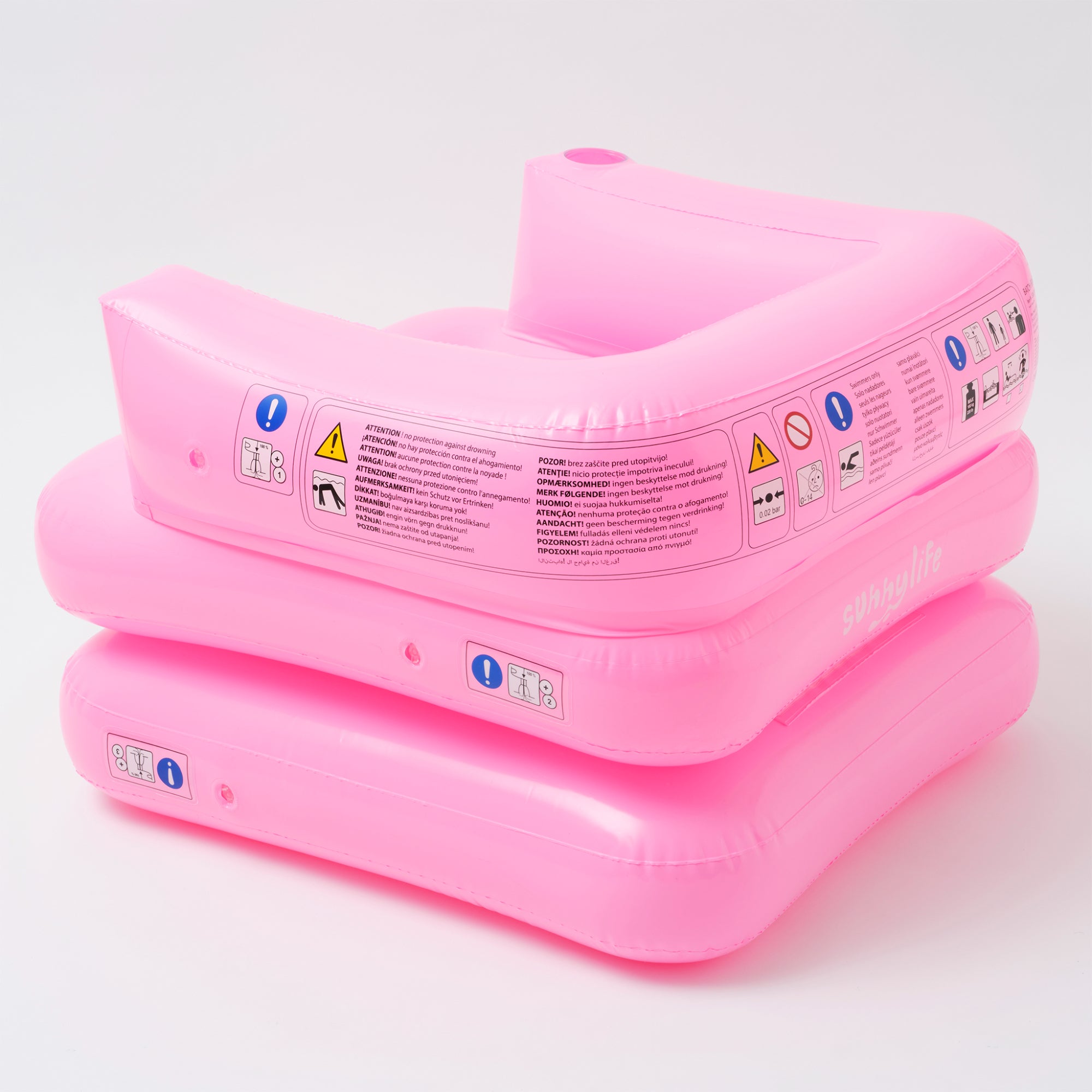 Sunnylife Inflatable Lilo Chair - Neon Pink